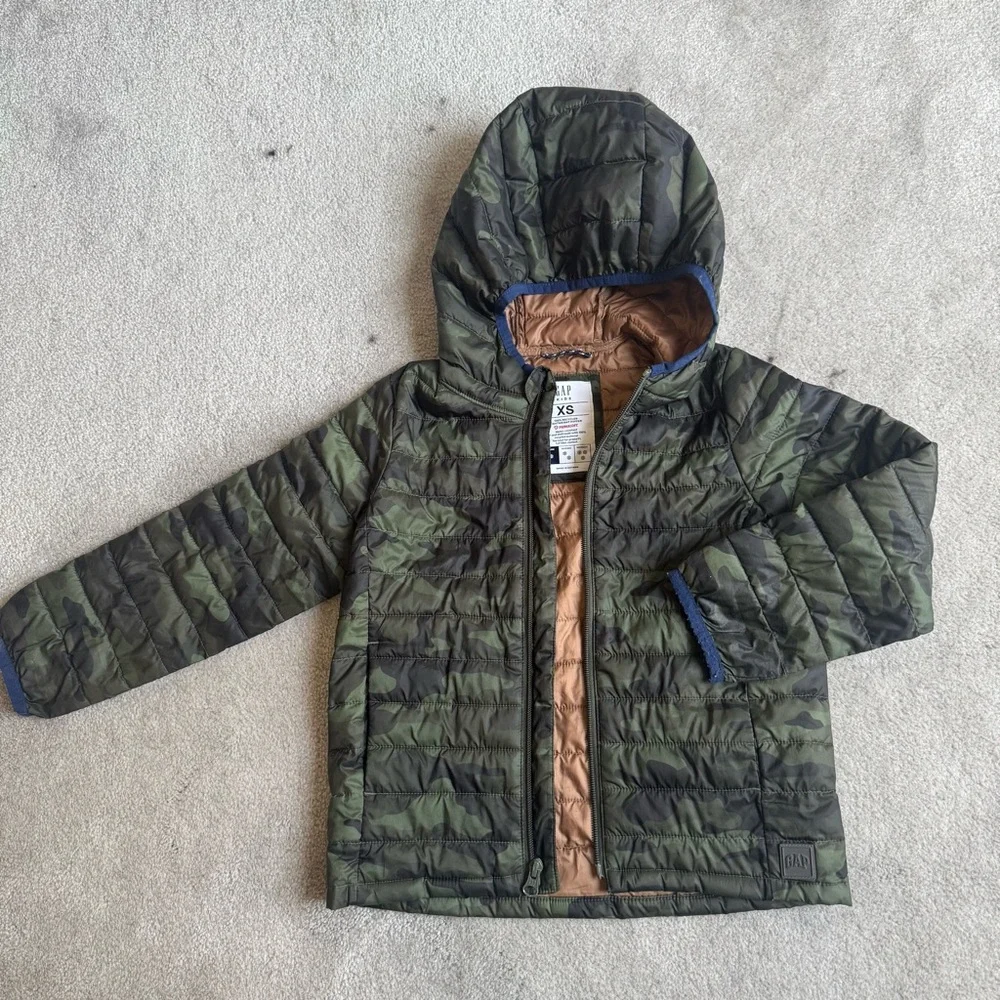 GAP Kids ColdControl Camo Puffer Jacket – XS (4/5)